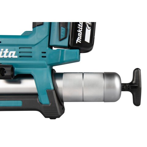 Makita DGP180RT Akku-Fettpresse 18V inkl. Zylinder A / 5,0 Ah, 1 Akku + Ladegerät