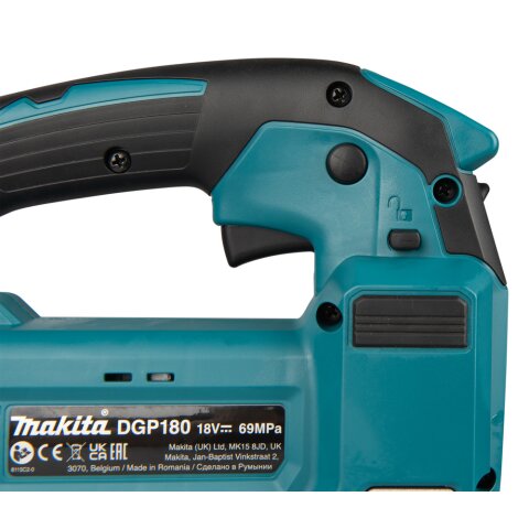 Makita DGP180RT Akku-Fettpresse 18V inkl. Zylinder A / 5,0 Ah, 1 Akku + Ladegerät
