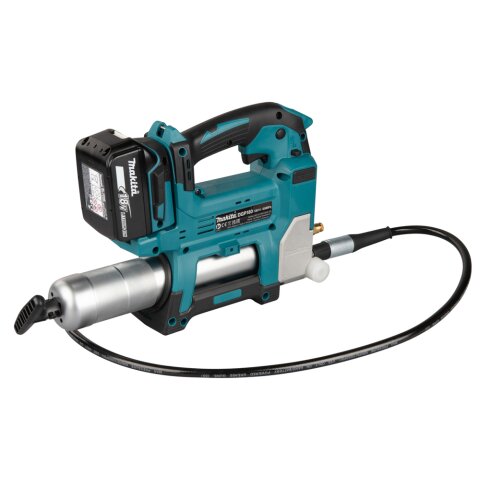 Makita DGP180RT Akku-Fettpresse 18V inkl. Zylinder A / 5,0 Ah, 1 Akku + Ladegerät