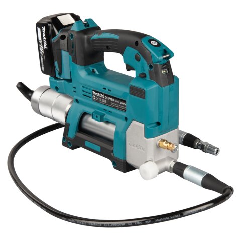 Makita DGP180RT Akku-Fettpresse 18V inkl. Zylinder A / 5,0 Ah, 1 Akku + Ladegerät