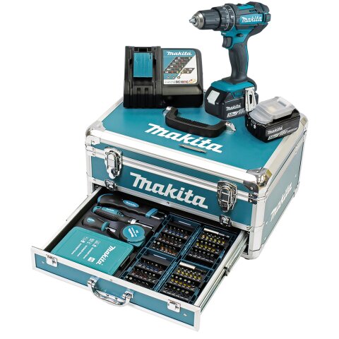 Makita DHP482RFX9 Akku-Schlagbohrschrauber 18V / 3,0 Ah,...