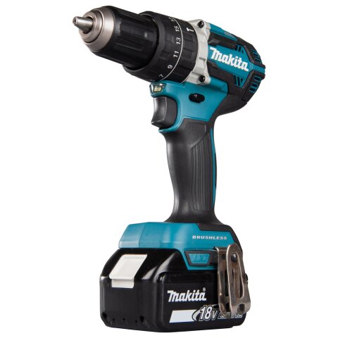 Makita DHP484RTJ Akku-Schlagbohrschrauber 18V / 5,0 Ah, 2 Akkus + Ladegerät im MAKPAC