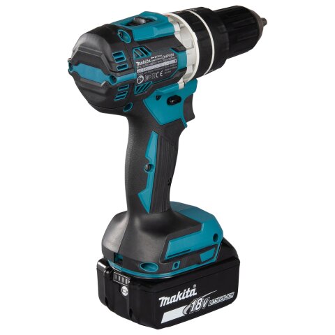 Makita DHP484RTJ Akku-Schlagbohrschrauber 18V / 5,0 Ah, 2 Akkus + Ladegerät im MAKPAC