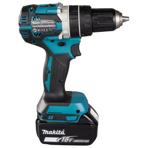 Makita DHP484RTJ Akku-Schlagbohrschrauber 18V / 5,0 Ah, 2 Akkus + Ladegerät im MAKPAC