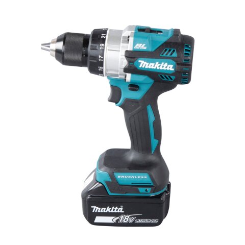 Makita DHP486RTJ Akku-Schlagbohrschrauber 18V / 5,0 Ah, 2 Akkus + Ladegerät im MAKPAC EN