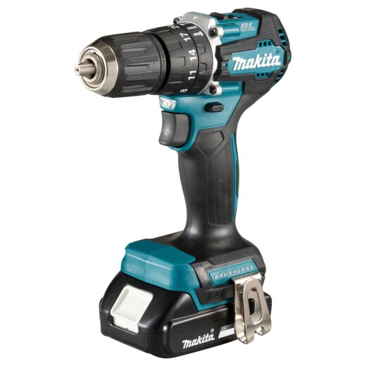 Makita DHP487RAJ Akku-Schlagbohrschrauber 18V / 2,0 Ah, 2 Akkus + Ladegerät im MAKPAC EN