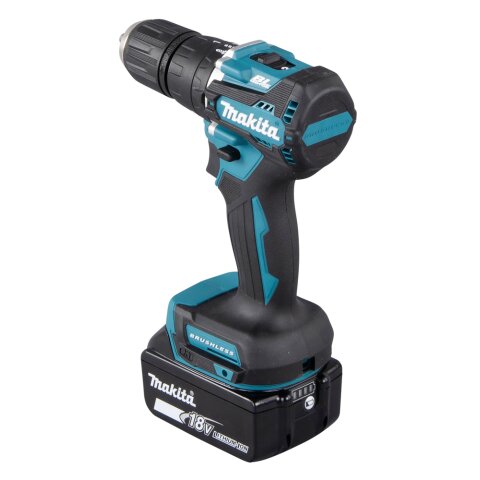 Makita DHP487RAJ Akku-Schlagbohrschrauber 18V / 2,0 Ah, 2 Akkus + Ladegerät im MAKPAC EN