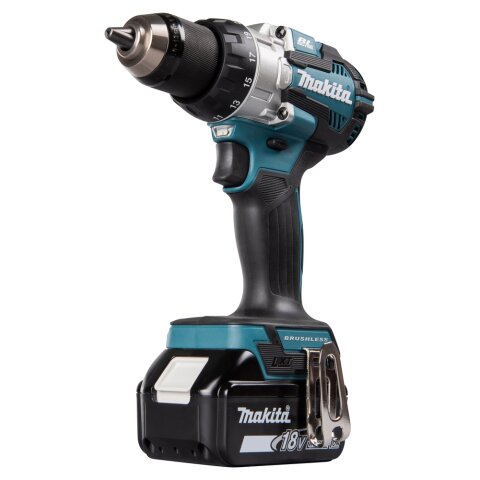 Makita DHP489RTJ Akku-Schlagbohrschrauber 18V / 5,0 Ah, 2 Akkus + Ladegerät im MAKPAC EN