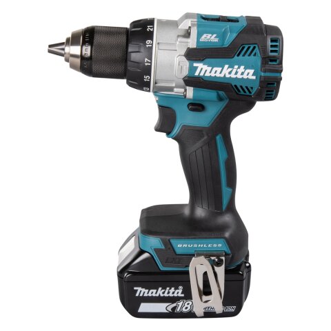 Makita DHP489RTJ Akku-Schlagbohrschrauber 18V / 5,0 Ah, 2...
