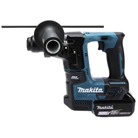 Makita DHR171RAJ Akku-Bohrhammer für SDS-PLUS 18V / 2,0 Ah, 2 Akkus + Ladegerät im MAKPAC EN
