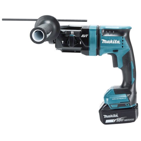 Makita DHR182RTWJ Akku-Kombihammer für SDS-PLUS 18V / 5,0 Ah, 2 Akkus + Ladegerät im MAKPAC EN