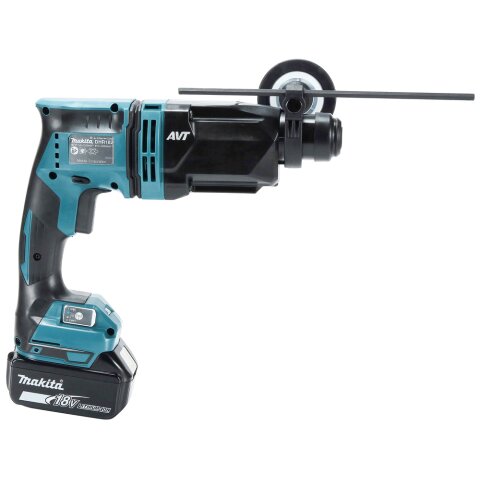 Makita DHR182RTWJ Akku-Kombihammer für SDS-PLUS 18V / 5,0 Ah, 2 Akkus + Ladegerät im MAKPAC EN