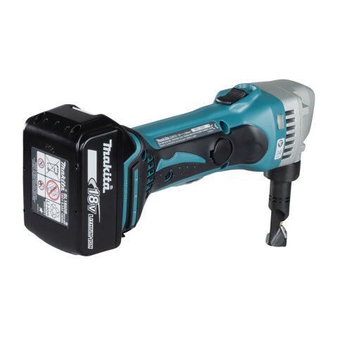 Makita DJN161RTJ Akku-Knabber 1,6 mm 18V / 5,0 Ah, 2 Akkus + Ladegerät im MAKPAC