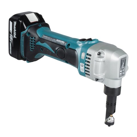 Makita DJN161RTJ Akku-Knabber 1,6 mm 18V / 5,0 Ah, 2 Akkus + Ladegerät im MAKPAC