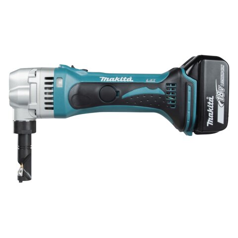 Makita DJN161RTJ Akku-Knabber 1,6 mm 18V / 5,0 Ah, 2 Akkus + Ladegerät im MAKPAC