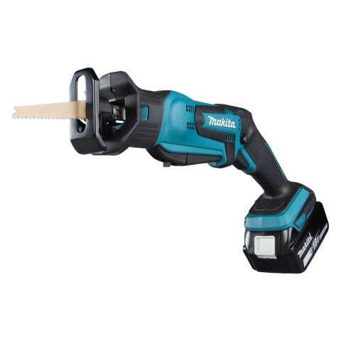 Makita DJR183RT1J Akku-Reciprosäge 18V / 5,0 Ah, 1 Akku + Ladegerät im Transportkoffer