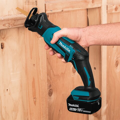 Makita DJR183RT1J Akku-Reciprosäge 18V / 5,0 Ah, 1 Akku + Ladegerät im Transportkoffer