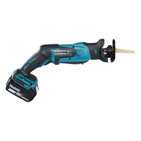 Makita DJR183RT1J Akku-Reciprosäge 18V / 5,0 Ah, 1 Akku + Ladegerät im Transportkoffer