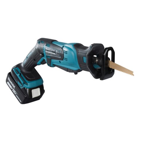 Makita DJR183RT1J Akku-Reciprosäge 18V / 5,0 Ah, 1 Akku + Ladegerät im Transportkoffer
