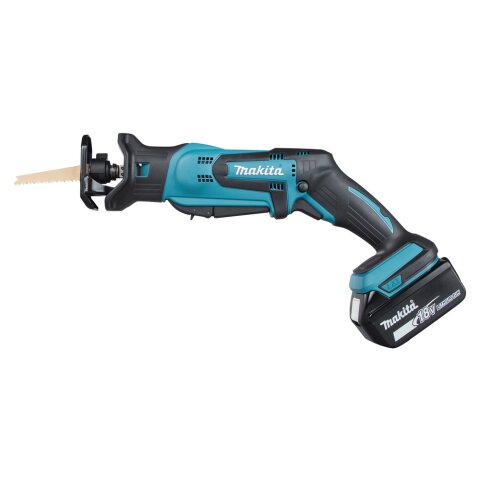 Makita DJR183RT1J Akku-Reciprosäge 18V / 5,0 Ah, 1 Akku + Ladegerät im Transportkoffer