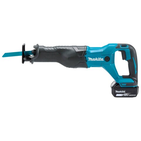 Makita DJR186RT Akku-Reciprosäge 18V / 5,0 Ah, 1...