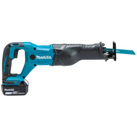 Makita DJR186RT Akku-Reciprosäge 18V / 5,0 Ah, 1 Akku + Ladegerät im Transportkoffer