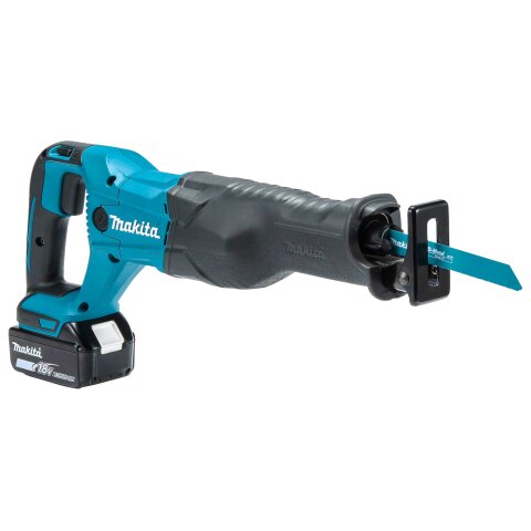 Makita DJR186RT Akku-Reciprosäge 18V / 5,0 Ah, 1 Akku + Ladegerät im Transportkoffer