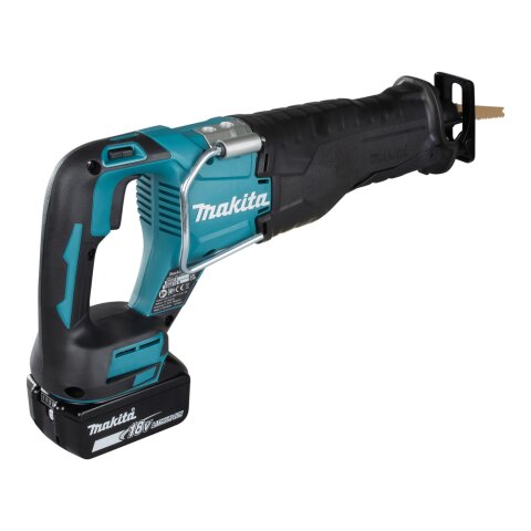 Makita DJR187RT Akku-Reciprosäge 18V / 5,0 Ah, 1 Akku + Ladegerät im Transportkoffer