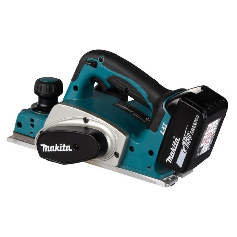 Makita DKP180RTJ Akku-Hobel 82 mm 18V / 5,0 Ah, 2 Akkus + Ladegerät im MAKPAC EN