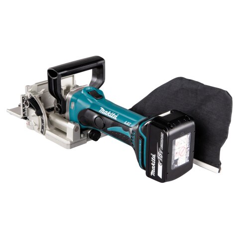 Makita DPJ180RTJ Akku-Nutfräse 18V / 5,0 Ah, 2 Akkus + Ladegerät im MAKPAC EN