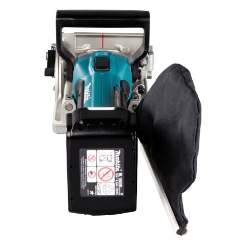 Makita DPJ180RTJ Akku-Nutfräse 18V / 5,0 Ah, 2 Akkus + Ladegerät im MAKPAC EN