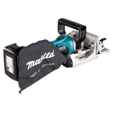 Makita DPJ180RTJ Akku-Nutfräse 18V / 5,0 Ah, 2 Akkus + Ladegerät im MAKPAC EN