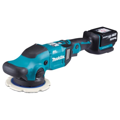 Makita DPO600TKX1 Akku-Exzenterpolierer 18V / 5,0 Ah, 1 Akku + Ladegerät im Transportkoffer