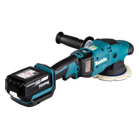 Makita DPO600TKX1 Akku-Exzenterpolierer 18V / 5,0 Ah, 1 Akku + Ladegerät im Transportkoffer