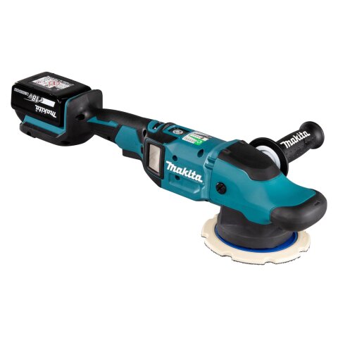 Makita DPO600TKX1 Akku-Exzenterpolierer 18V / 5,0 Ah, 1 Akku + Ladegerät im Transportkoffer