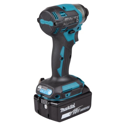 Makita DTD173RTJ Akku-Schlagschrauber 18V / 5,0 Ah, 2 Akkus + Ladegerät im MAKPAC EN