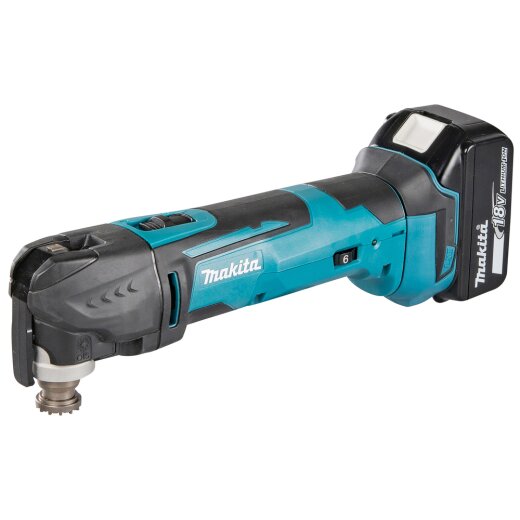 Makita DTM51RT1J3 Akku-Multifunktionswerkzeug 18V / 5,0 Ah, 1 Akku + Ladegerät im MAKPAC EN