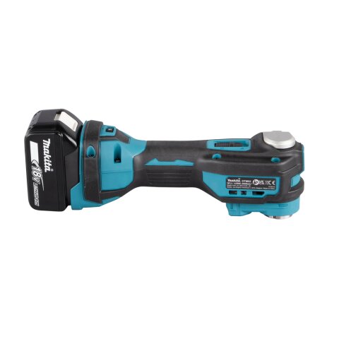 Makita DTM52T1JX2 Akku-Multifunktionswerkzeug 18V / 5,0 Ah, 1 Akku + Ladegerät + 44-teiliges Zubehör-Set im MAKPAC