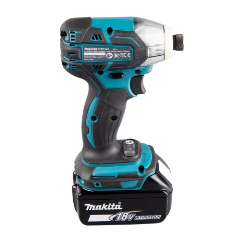 Makita DTS141RTJ Akku-Impulsschrauber 18V / 5,0 Ah, 2 Akkus + Ladegerät im MAKPAC