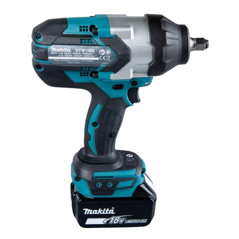 Makita DTW1002RTJ Akku-Schlagschrauber 18V / 5,0 Ah, 2 Akkus + Ladegerät im MAKPAC EN