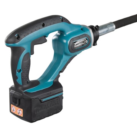Makita DVR450RTE Akku-Betonverdichter 18V / 5,0 Ah, 2 Akkus + Ladegerät im Transportkoffer EN