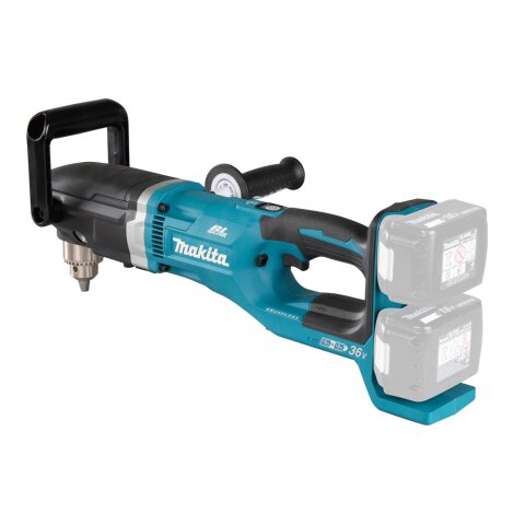 Makita DDA460ZK Akku-Winkelbohrmaschine 2x18V (ohne Akku, ohne Ladegerät) im Transportkoffer EN