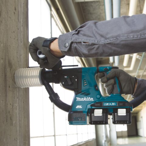 Makita DHR280ZJ Akku-Kombihammer für SDS-PLUS 2x18V (ohne Akku, ohne Ladegerät) im MAKPAC EN