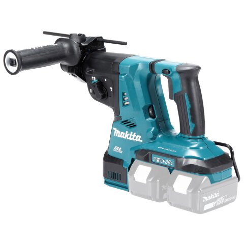 Makita DHR280ZJ Akku-Kombihammer für SDS-PLUS 2x18V (ohne Akku, ohne Ladegerät) im MAKPAC EN