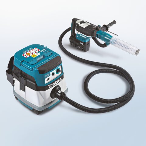 Makita DHR400ZKUN Akku-Kombihammer für SDS-MAX 2x18V mit Bluetooth (ohne Akku, ohne Ladegerät) im Transportkoffer