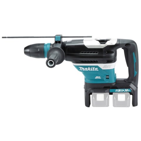 Makita DHR400ZKUN Akku-Kombihammer für SDS-MAX 2x18V...