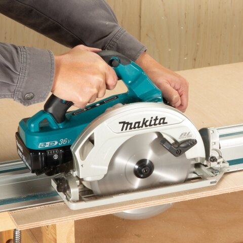 Makita DHS782ZJ Akku-Handkreissäge 2x18V (ohne Akku, ohne Ladegerät) im MAKPAC