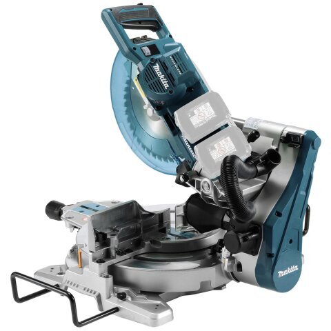 Makita DLS111ZU Akku-Kapp- und Gehrungssäge 2x18V mit Bluetooth (ohne Akku, ohne Ladegerät)