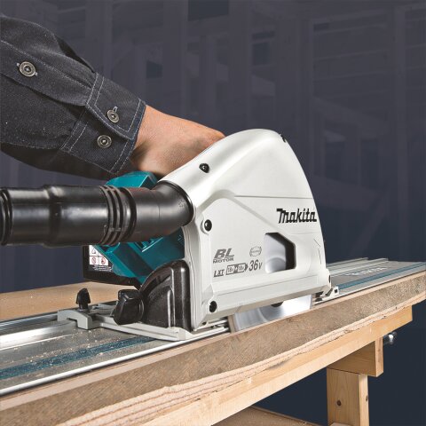 Makita DSP600ZJ Akku-Tauchsäge 56mm 2x18V (ohne Akku, ohne Ladegerät) im MAKPAC EN