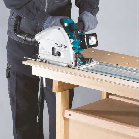 Makita DSP601ZJU Akku-Tauchsäge 56mm 2x18V mit Bluetooth (ohne Akku, ohne Ladegerät) im MAKPAC